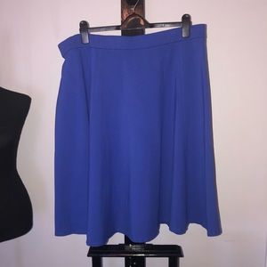 Lane Bryant a-line bright blue skirt in 22/24